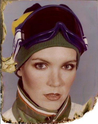 julia in ski hat