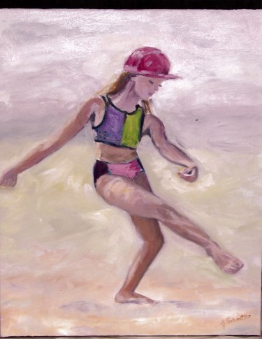 Kyla Dancing on the Beach 